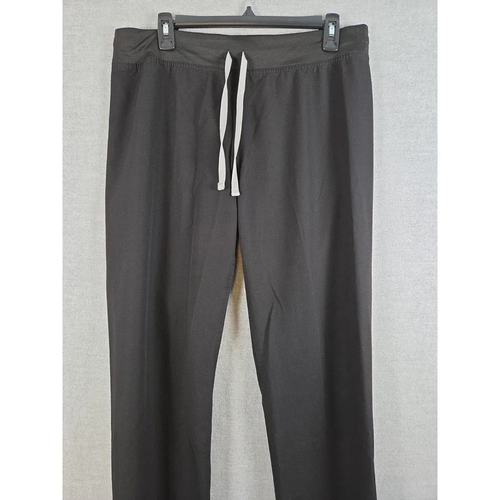 FIGS Basic Scrub Pants Men's Size M Black With Drawstring Work Career Medical